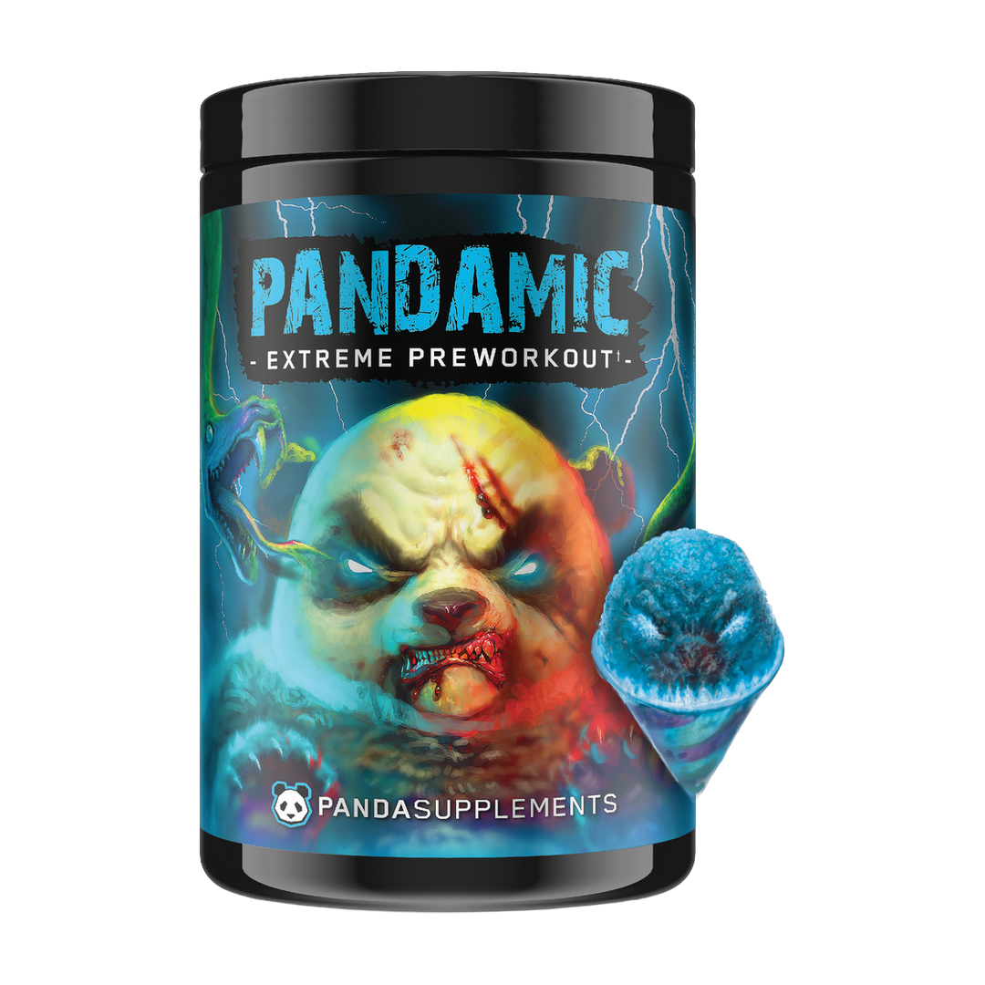 Panda Supplements, Pandamic Pre-Workout, Blue Snow Cone, 25 Servings