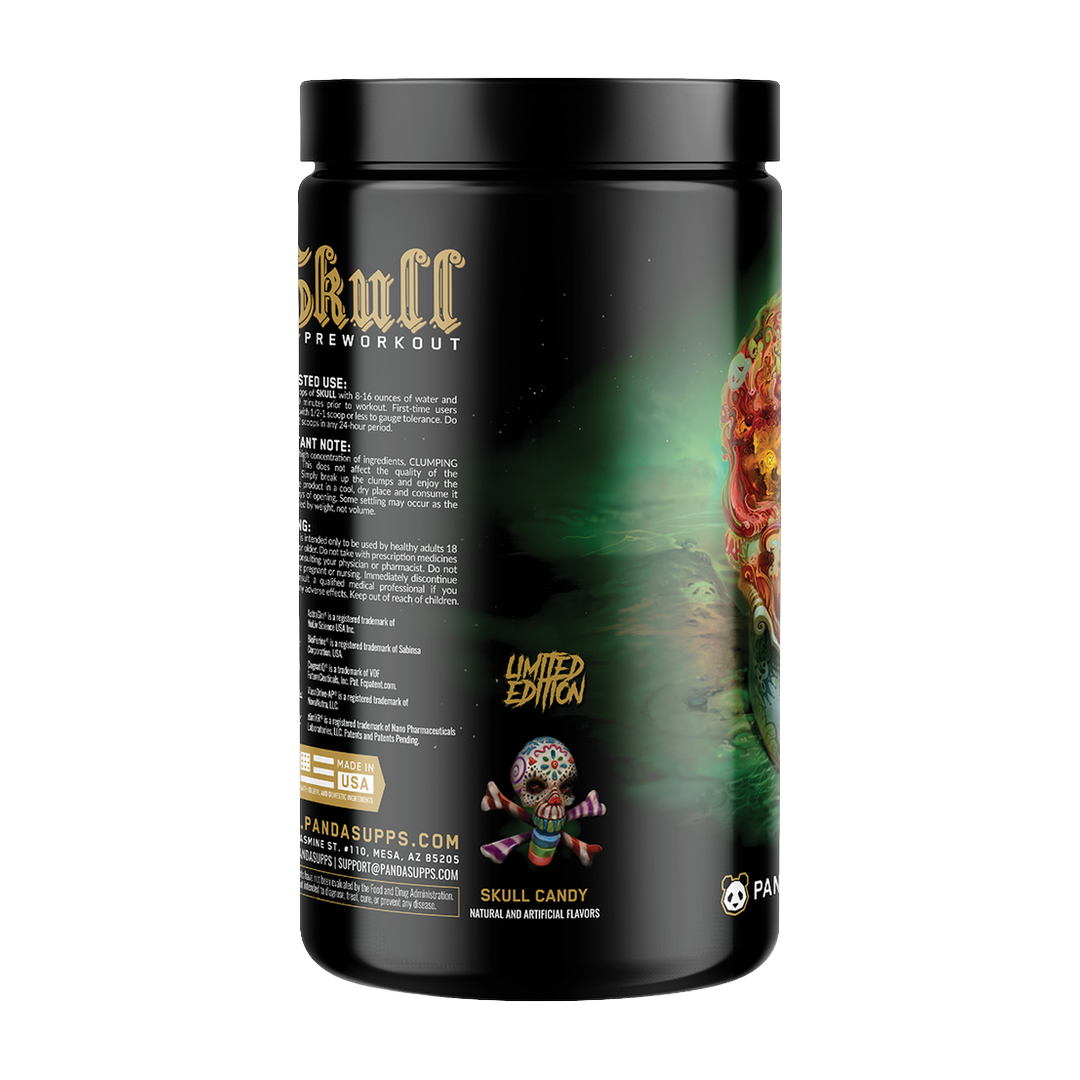 Panda Supplements, Skull, Limited Edition Pre-Workout, Skull Candy, 40 Servings