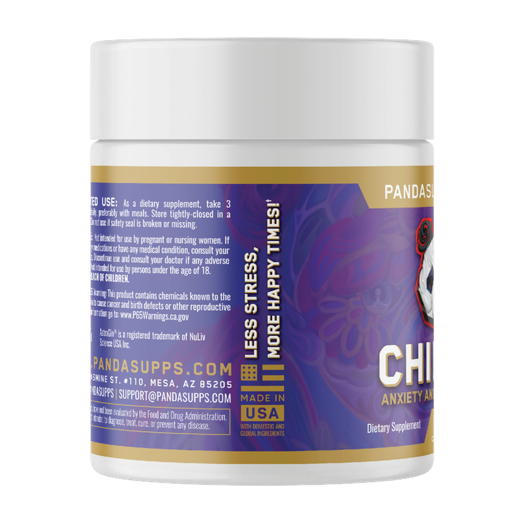 Panda Supplements, Chillax, 90 Capsules