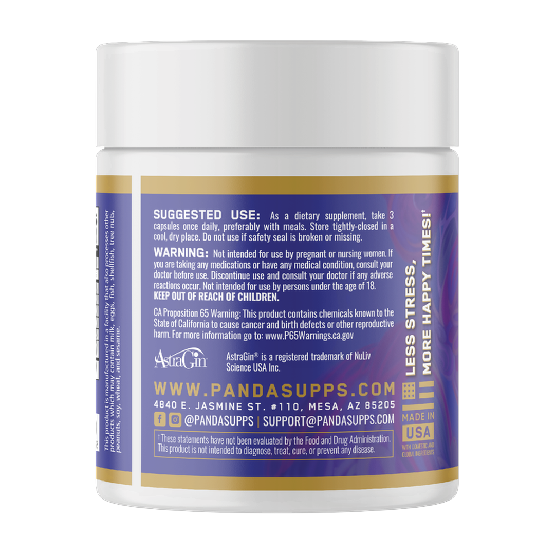 Panda Supplements, Chillax, 90 Capsules
