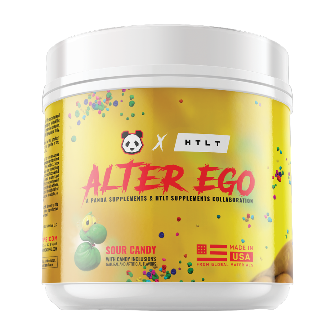 Panda Supplements, Panda X HTLT, Alter Ego Pre-Workout, Sour Candy, 40 Servings