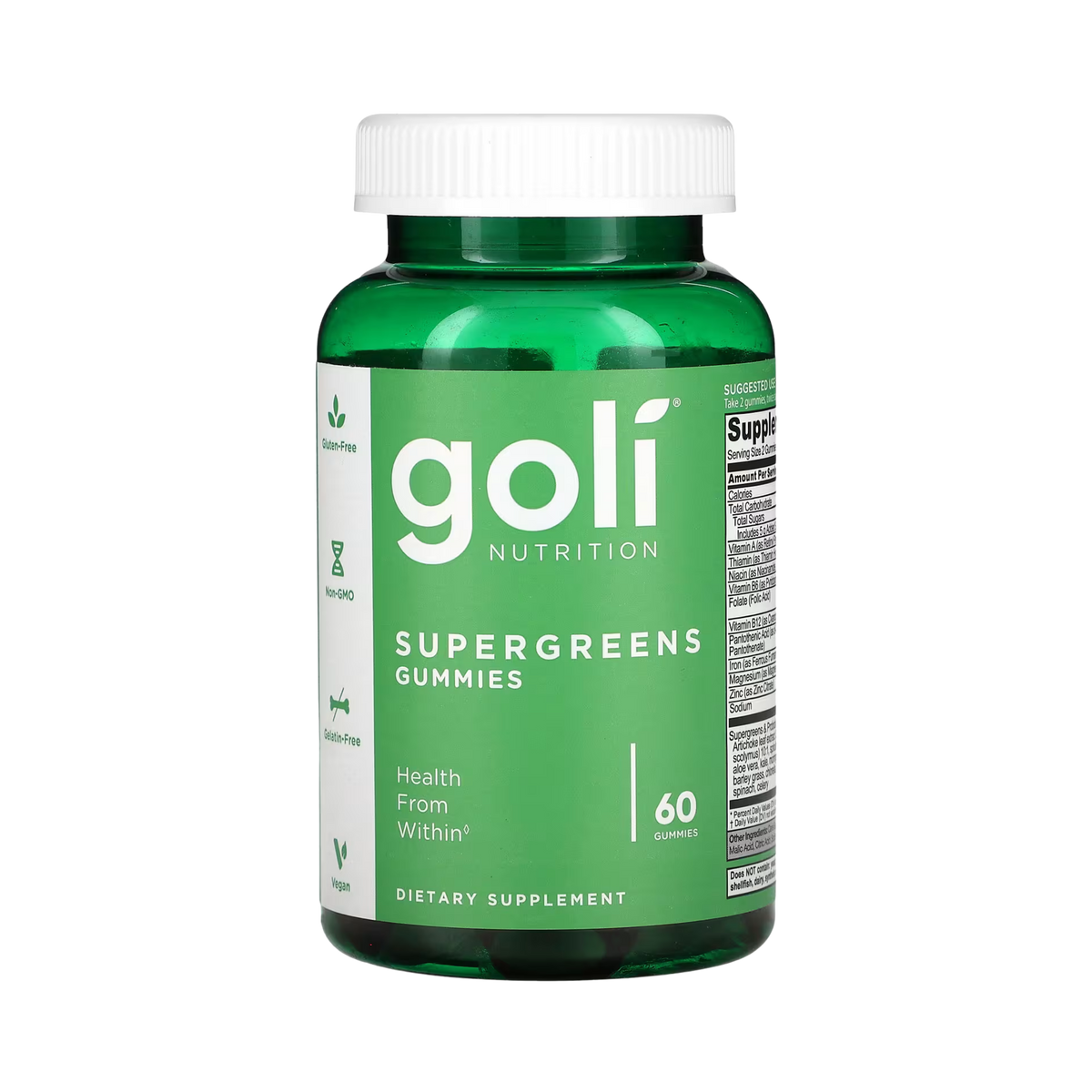 Goli Nutrition, Supergreens Gummies, 60 Gummies