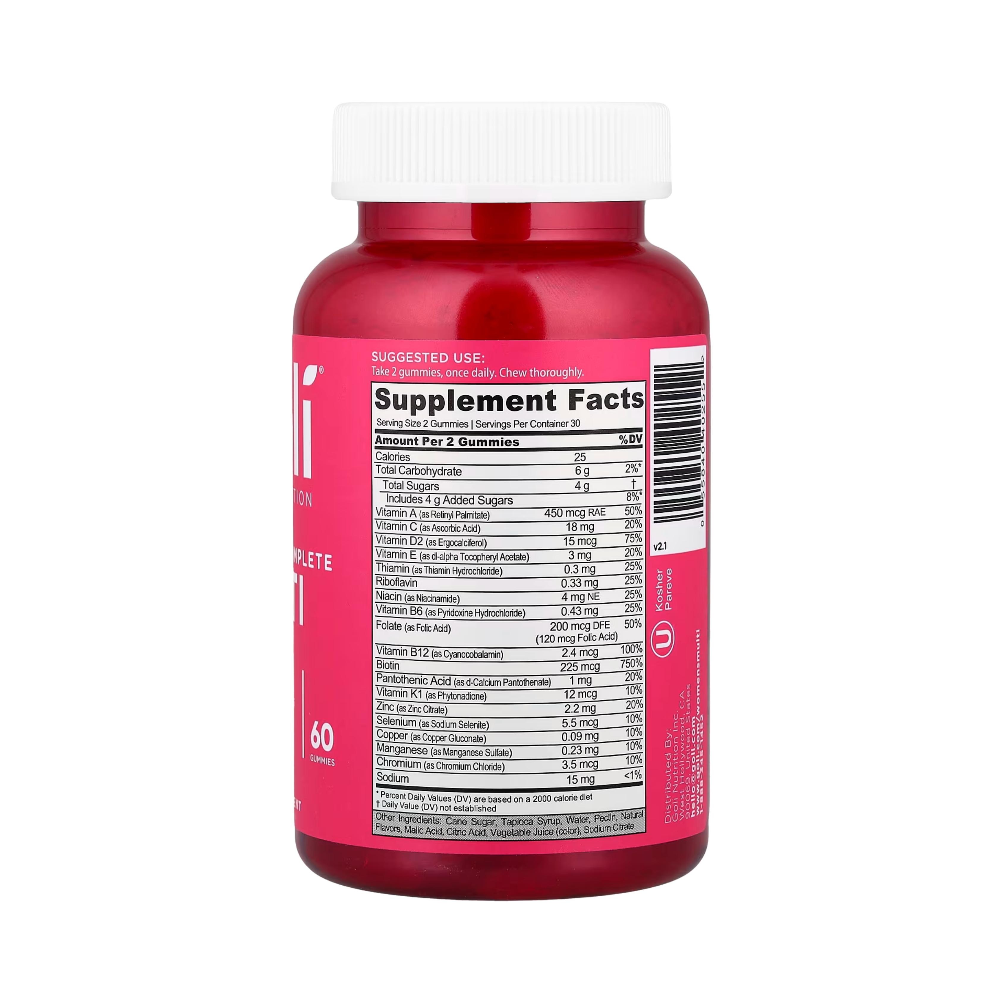 Goli Nutrition, Women's Complete Multi Gummies, 60 Gummies