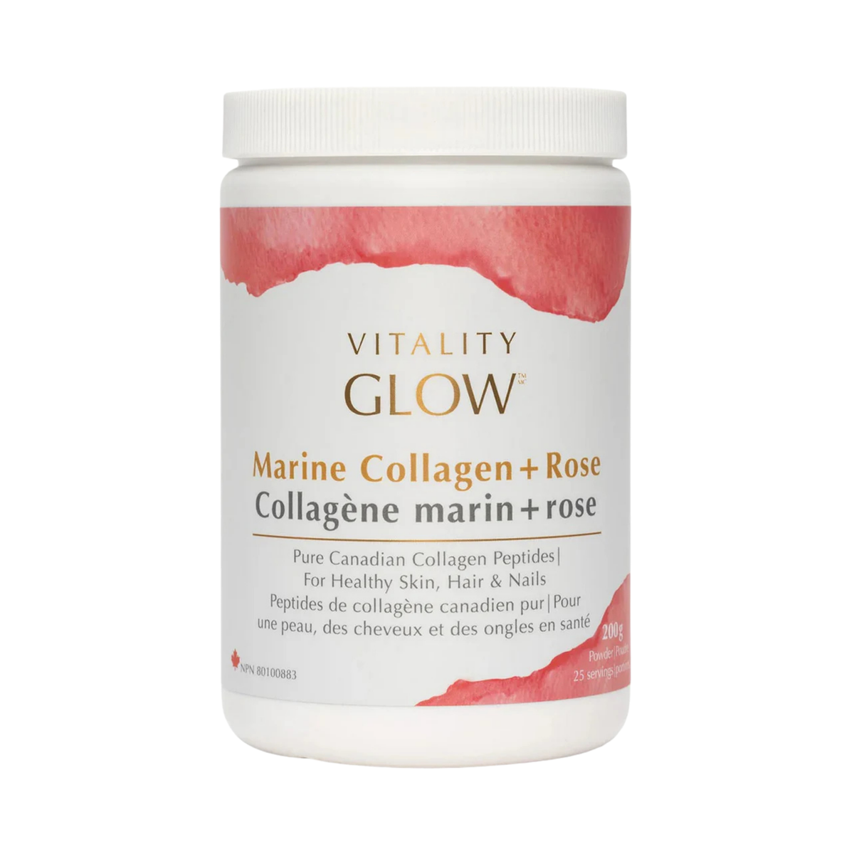 VITALITY GLOW, Marine Collagen + Rose, 200 g