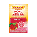 Emergen-C, Vitamin C, Raspberry, 1000 Mg, 10-count