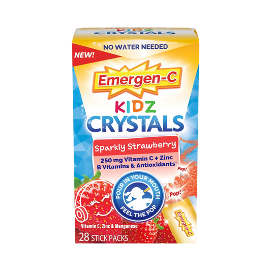 Emergen-C, On-The-Go Immune Support with Vitamin C Powder, Sparkly Strawberry, 28 Counts