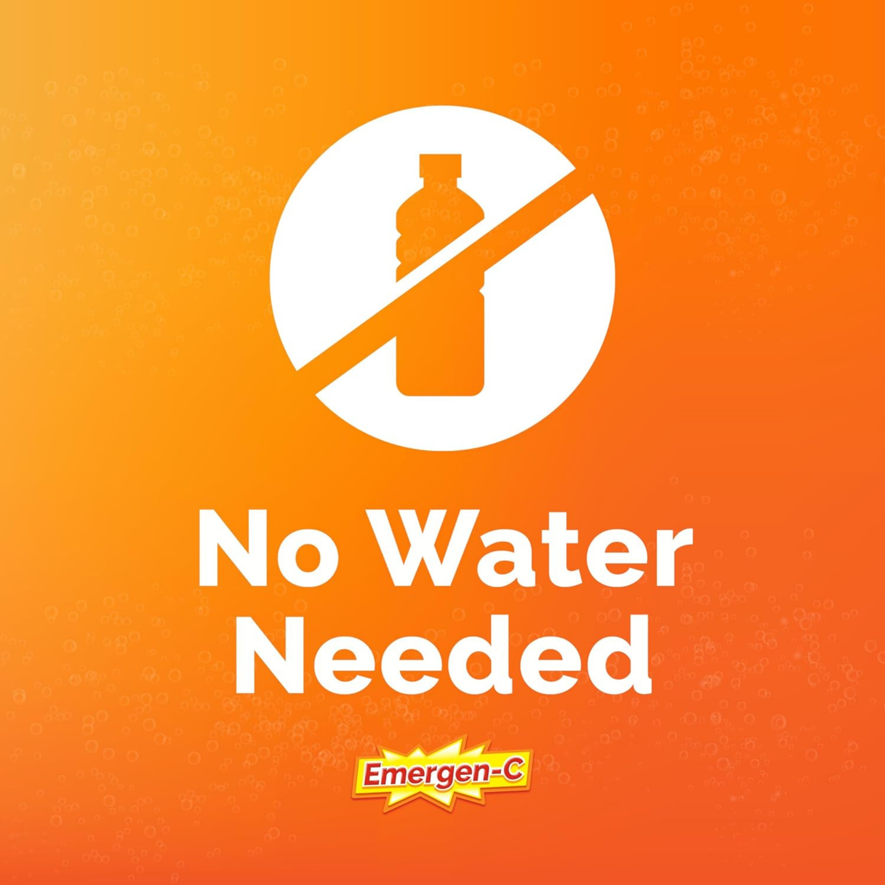 Emergen-C Crystals, On-The-Go Immune Support Supplement with Vitamin C, B Vitamins, Zinc and Manganese, Orange Vitality, 28 Stick Packs