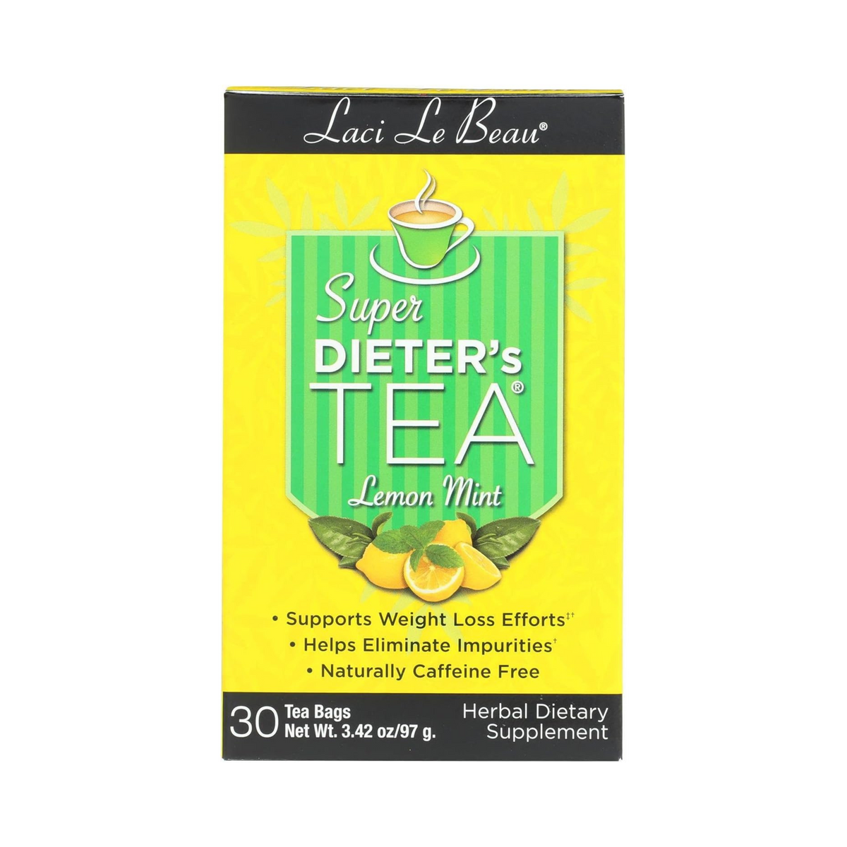 Natrol, Super Dieters Tea-Lemon Mint Laci Le Beau, 30 Bag