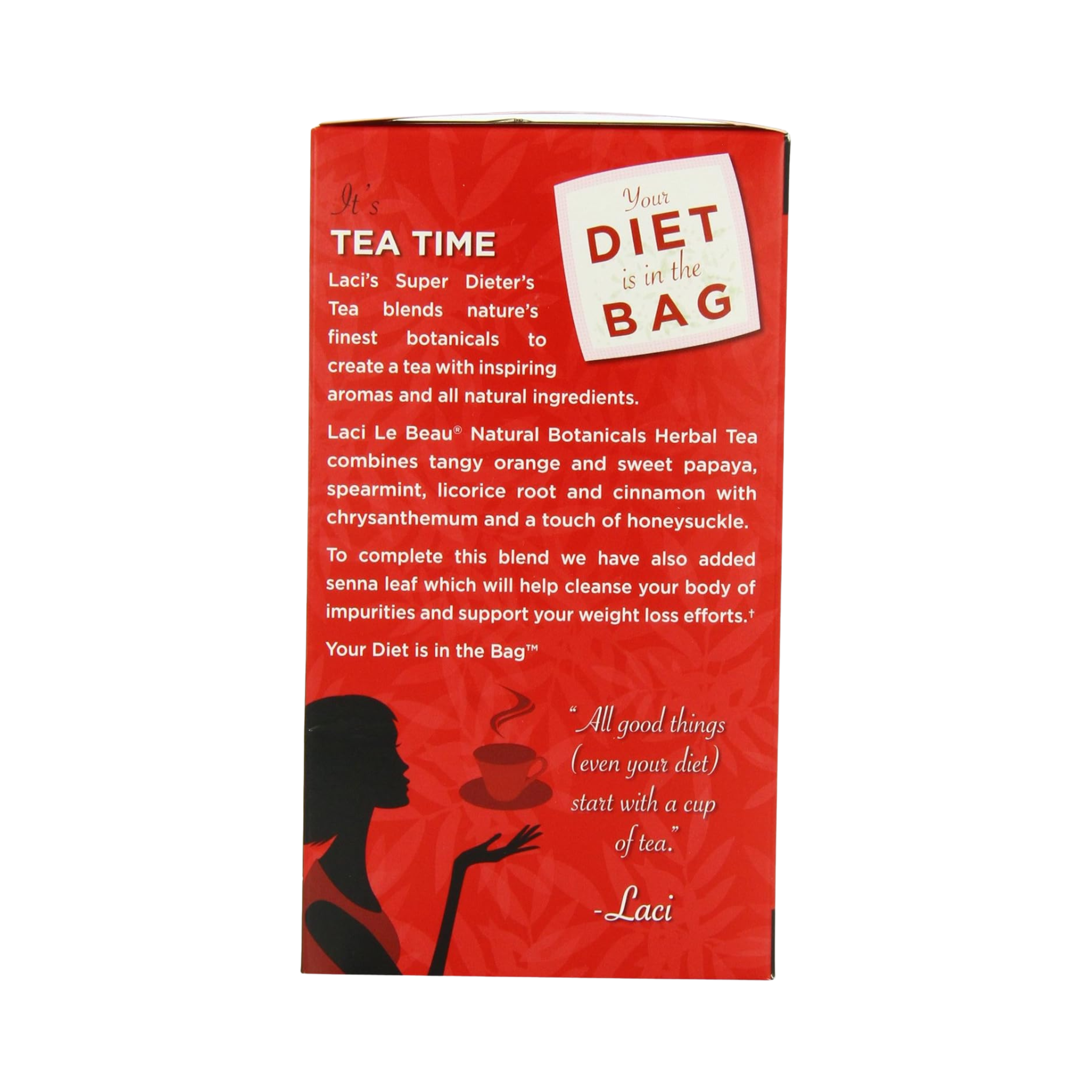 Natrol, Laci Le Beau Super Dieter's Tea, Natural Botanicals, 60 Bags