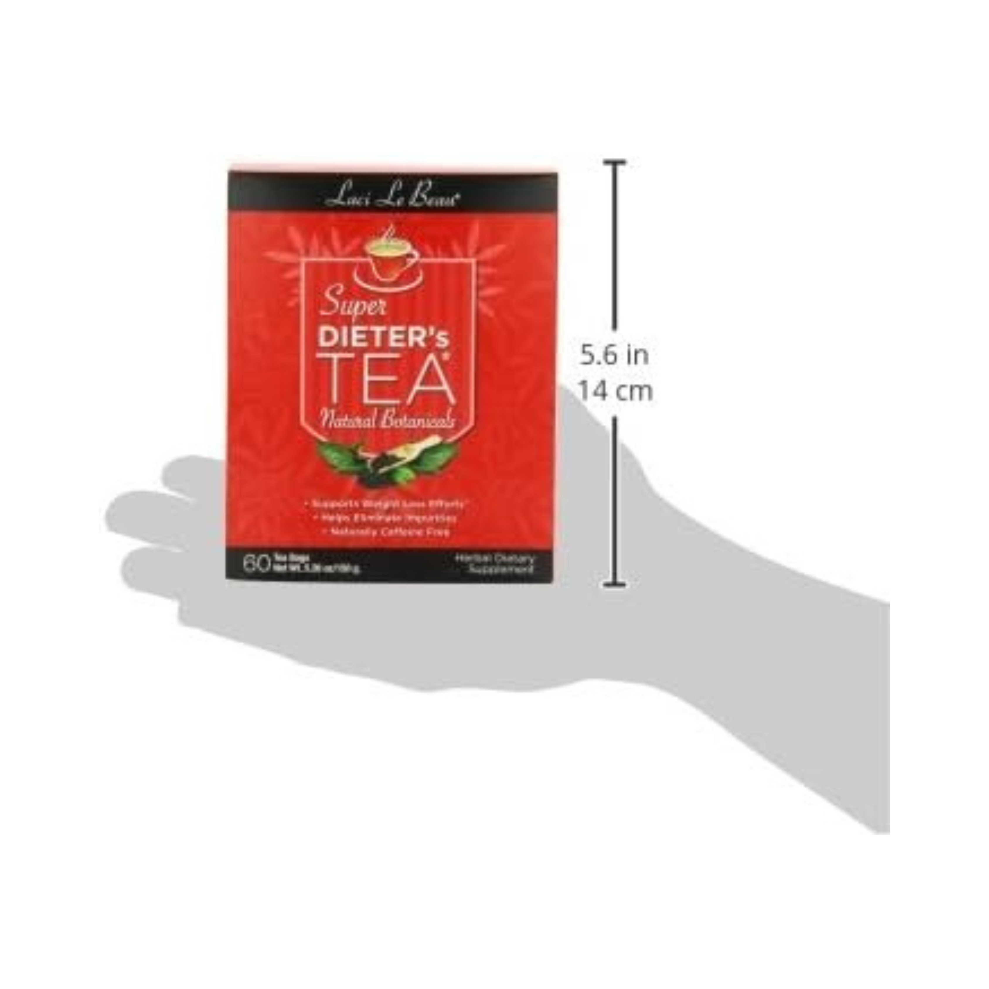 Natrol, Laci Le Beau Super Dieter's Tea, Natural Botanicals, 60 Bags