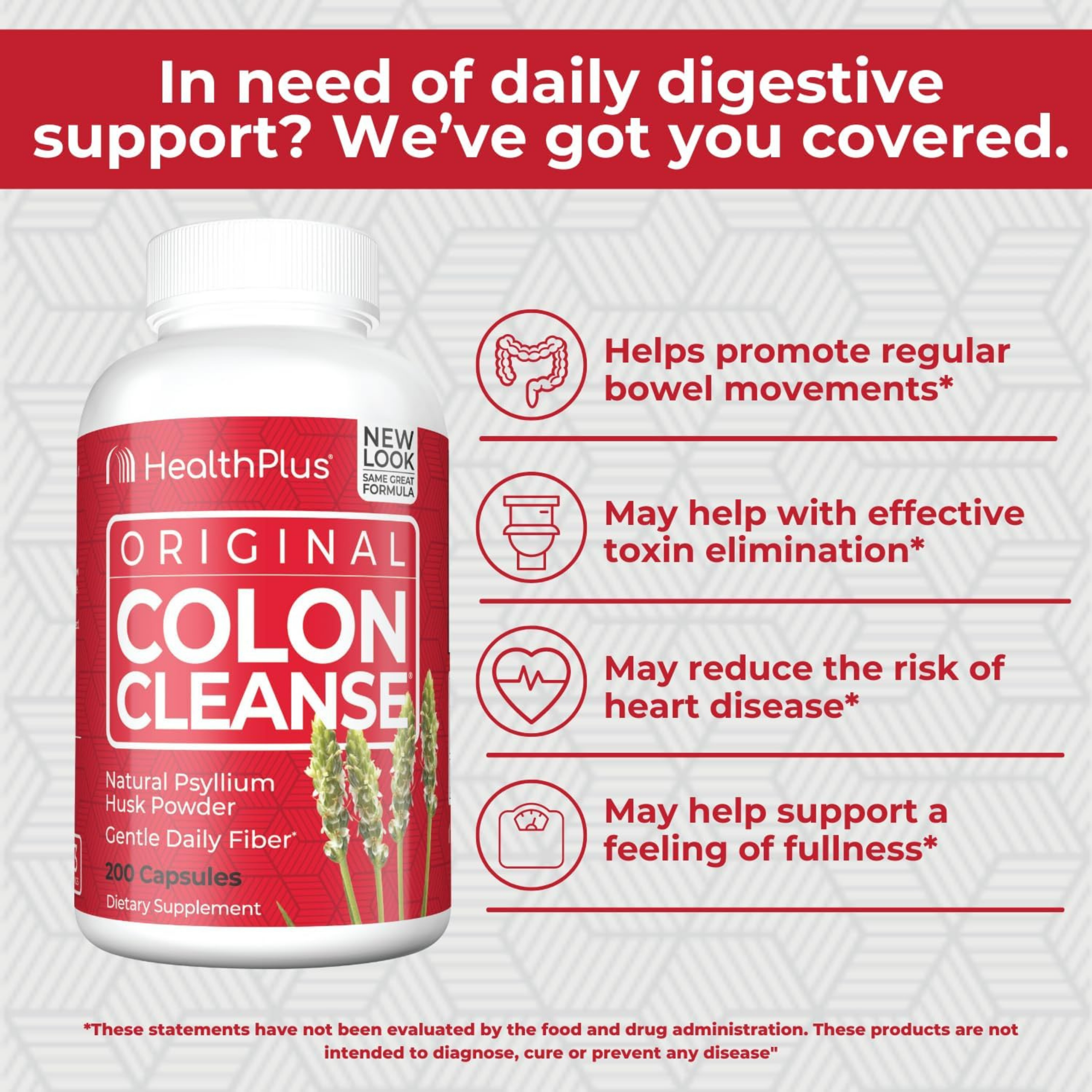 Health Plus, Original Colon Cleanse, 200 Capsules