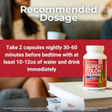 Health Plus, Super Colon Cleanse, Night, 60 Capsules