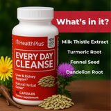 Health Plus, Every Day Cleanse, 90 Capsules