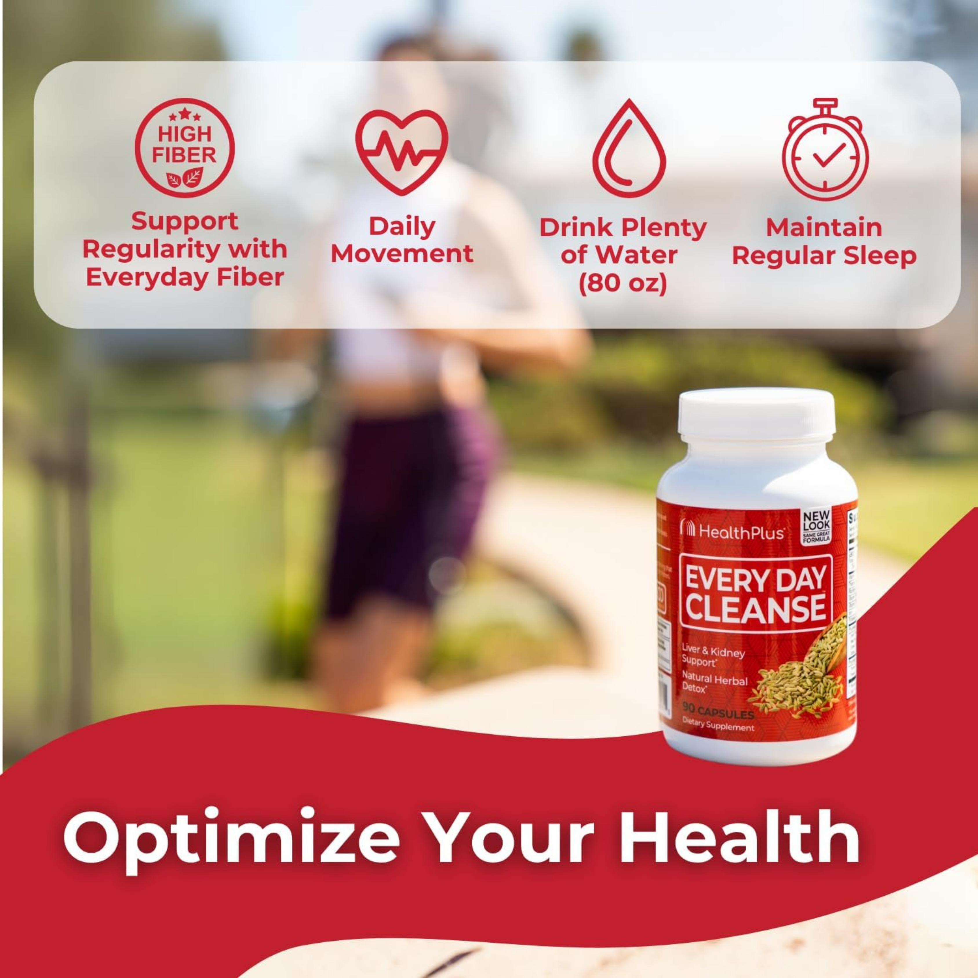 Health Plus, Every Day Cleanse, 90 Capsules