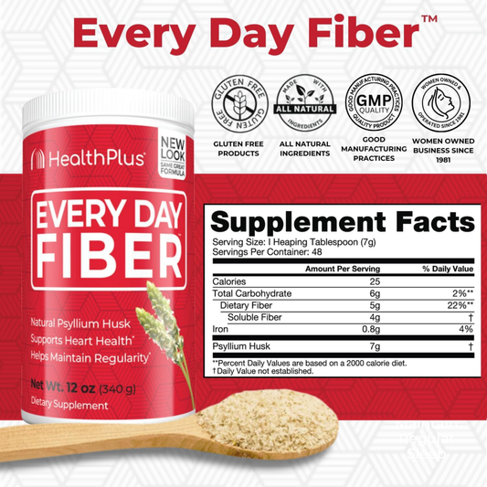 Health Plus, Every Day Fiber, 12 oz, 340 g