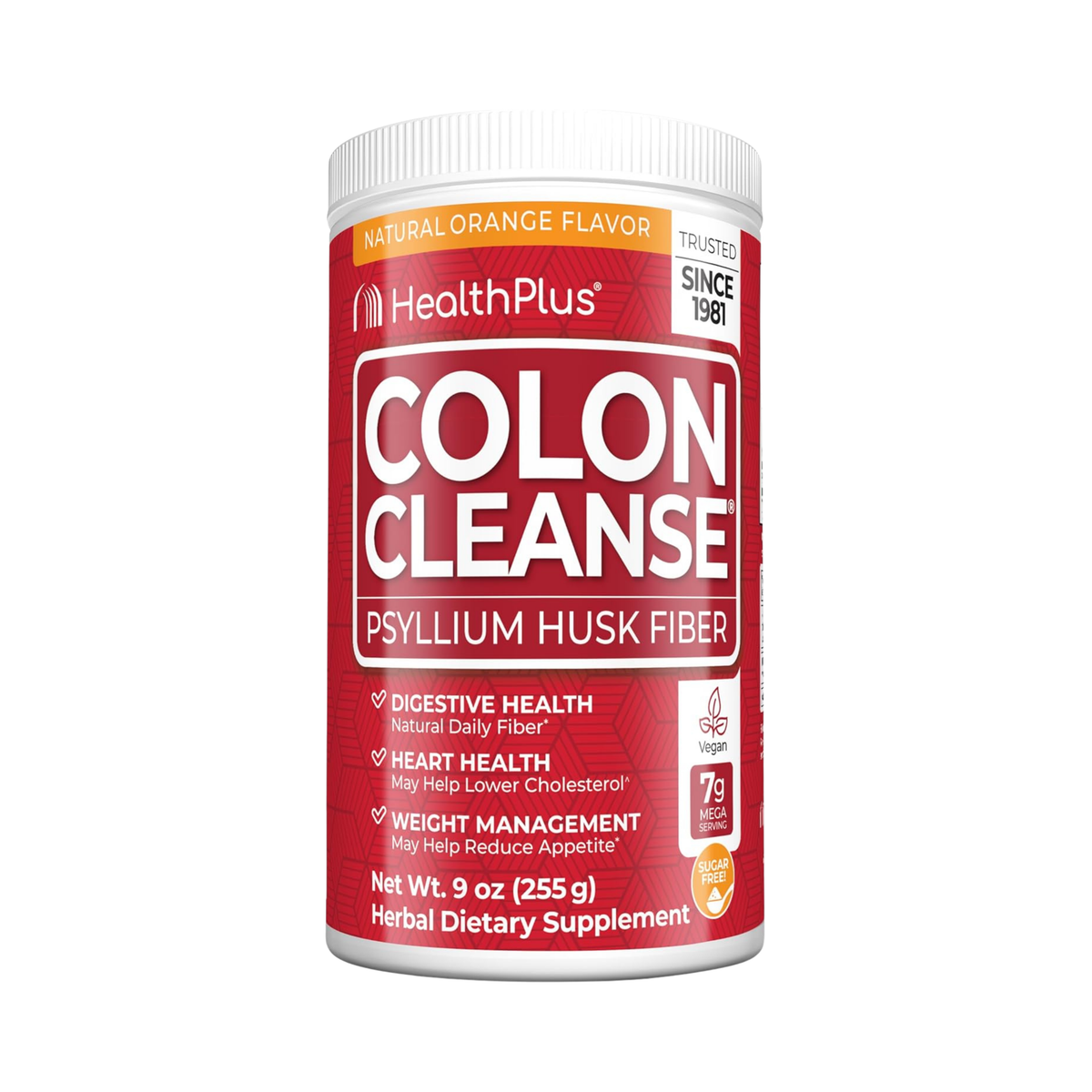 Health Plus, Colon Cleanse, Natural Orange, 9 oz, 255 g