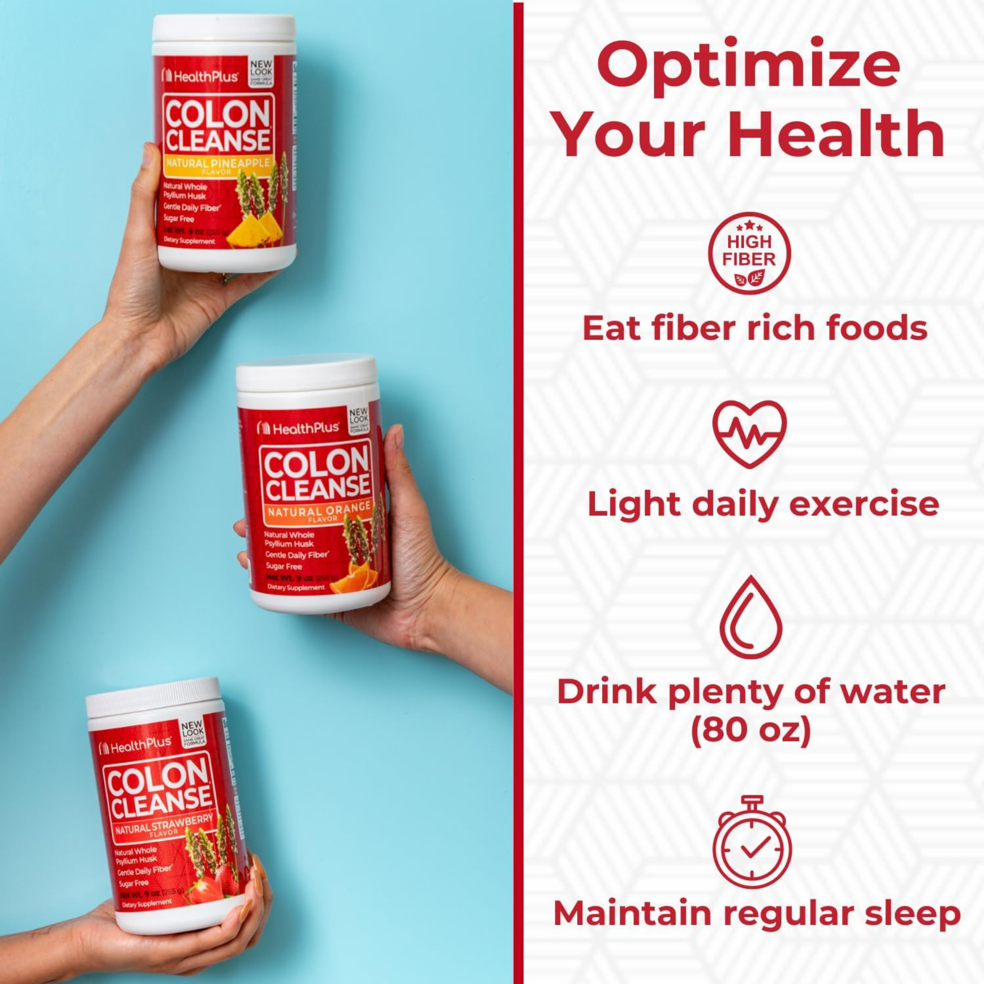 Health Plus, Colon Cleanse, Natural Orange, 9 oz, 255 g