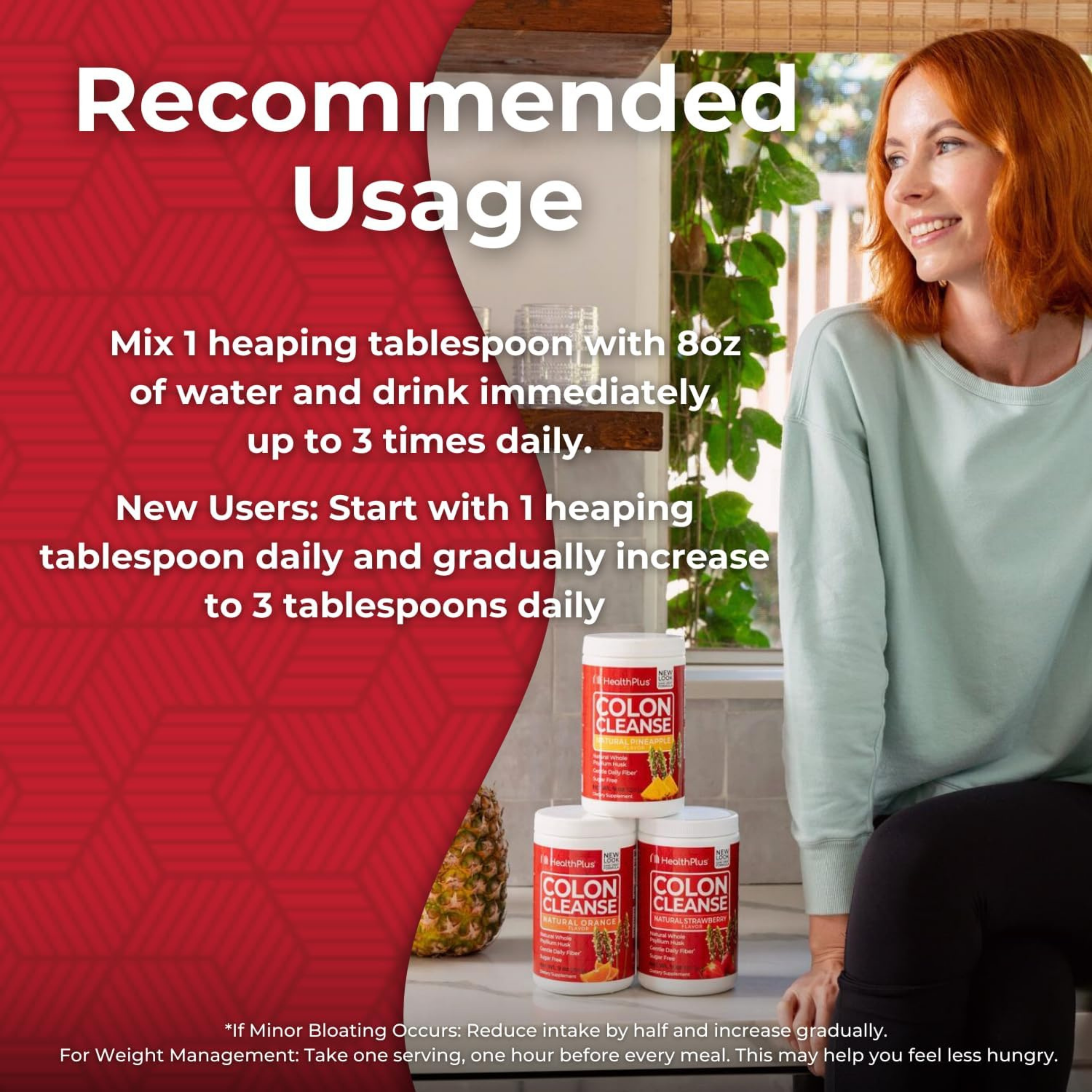 Health Plus, Colon Cleanse, Natural Strawberry, 9 oz, 255 g