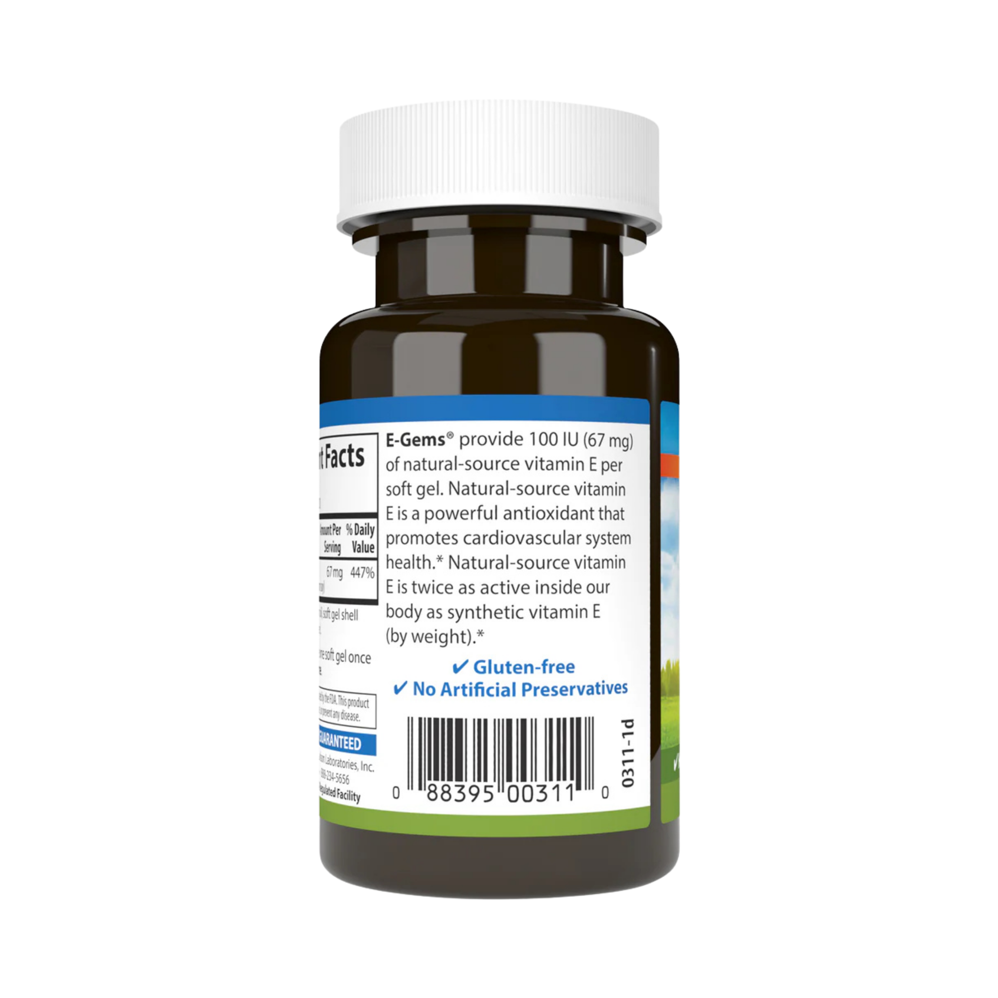 Carlson, E-Gems, 100 IU (67 mg), Natural-Source Vitamin E, 100 Soft Gels