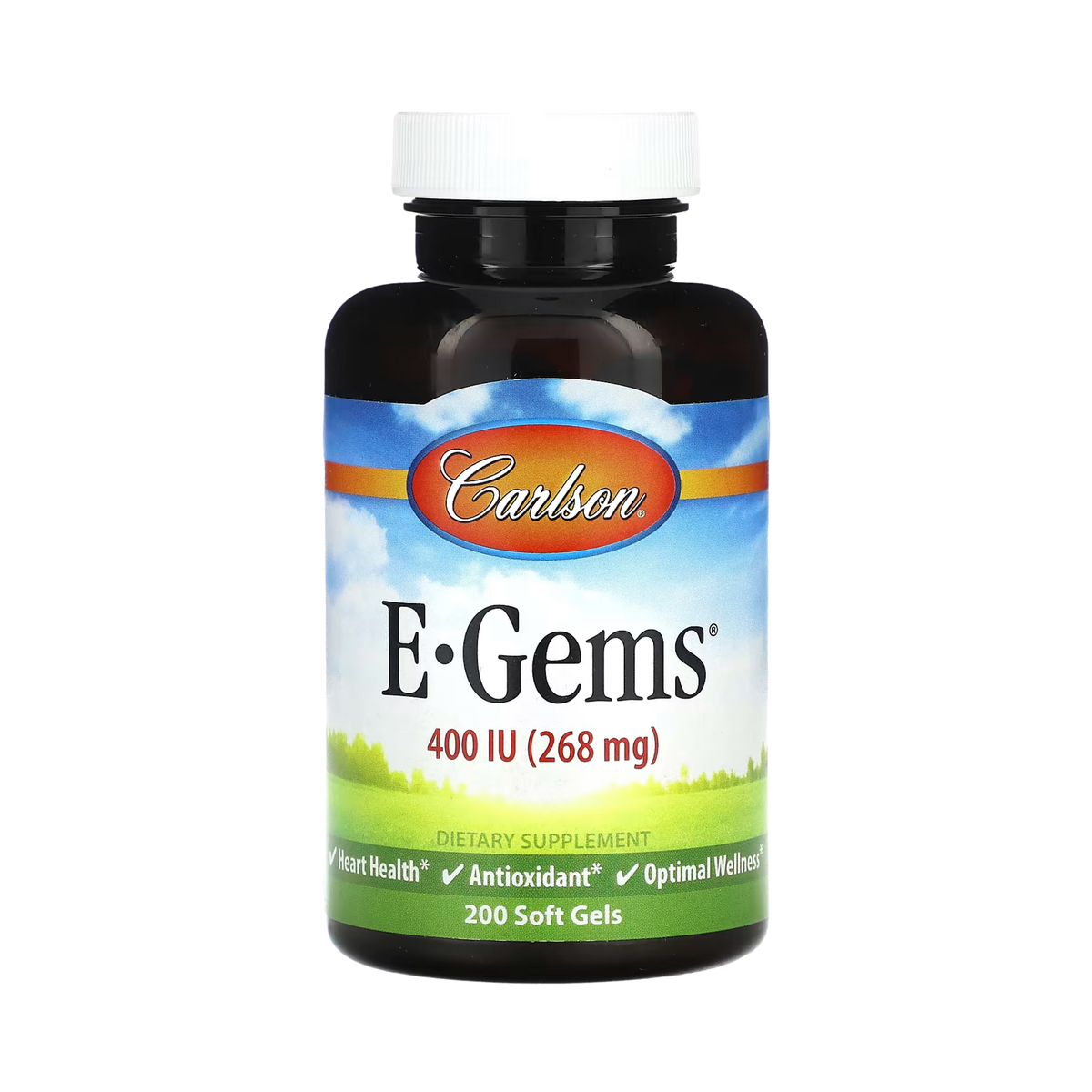 Carlson, E Gems, 400 IU (268 mg), 200 Soft Gels