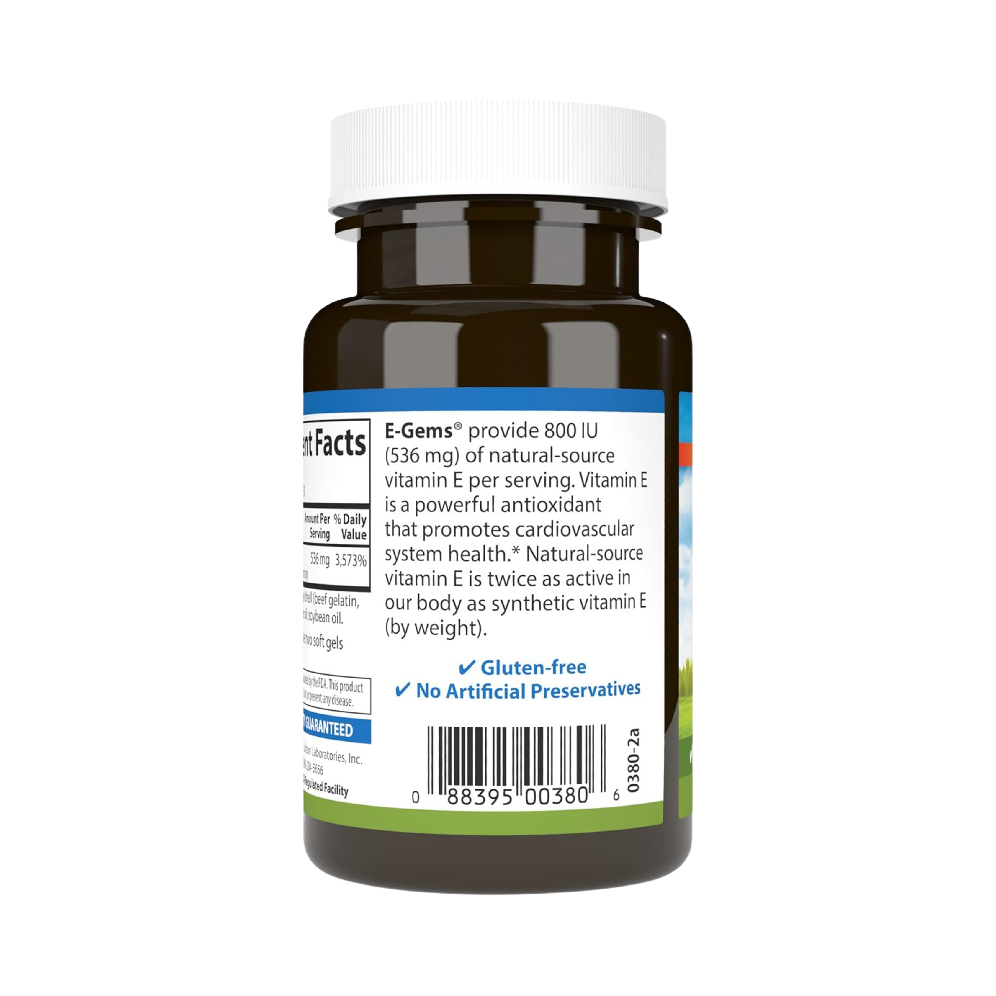 Carlson, E-Gems 800 IU (536 Mg), 50 Soft Gels
