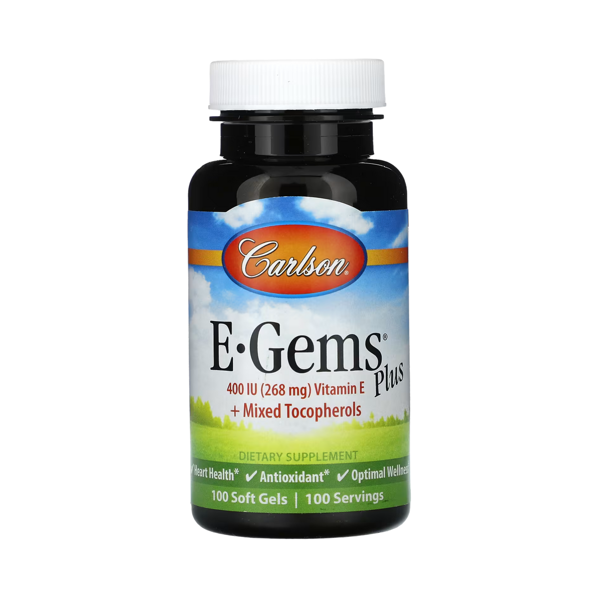 Carlson, E-Gems Plus, 400 IU (268 mg), 100 Soft Gels