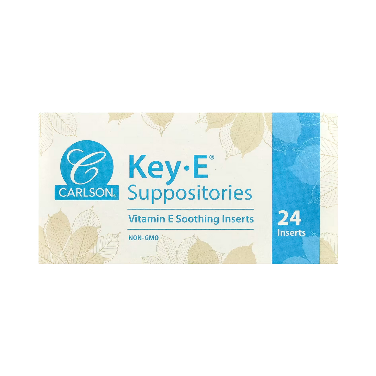 Carlson, Key-E, Suppositories, 24 Inserts