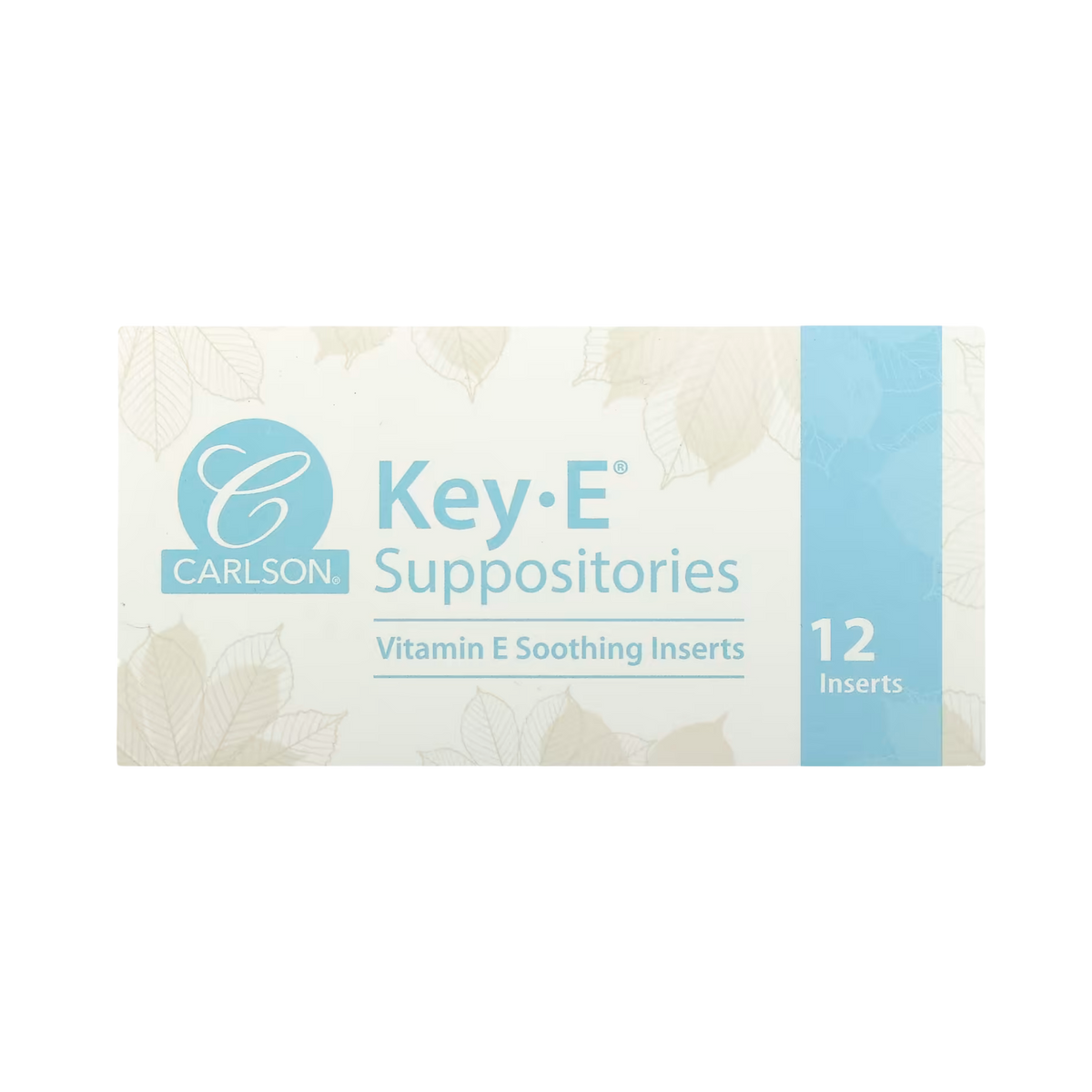 Carlson, Key-E, Suppositories, 12 Inserts
