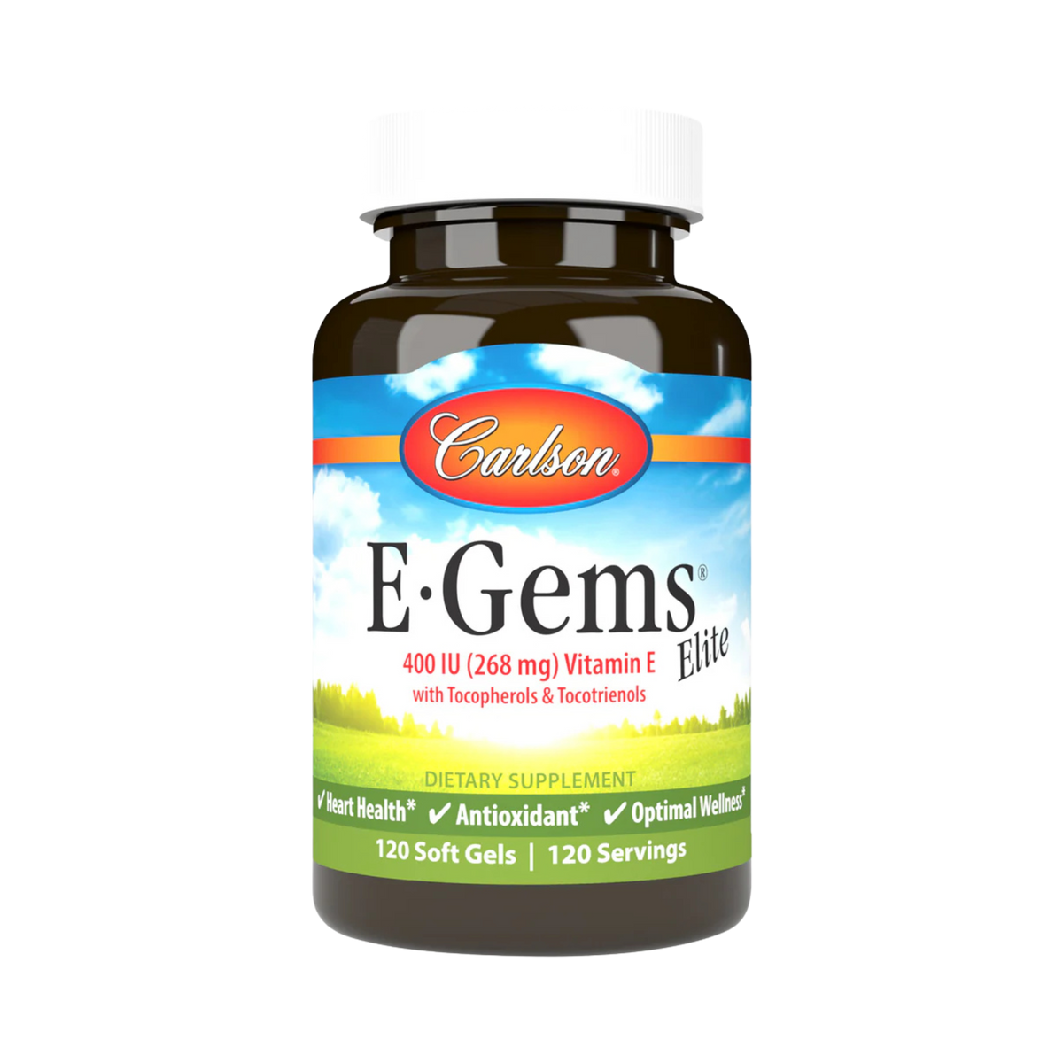Carlson, E-Gems Elite 400 IU, 120 Softgels