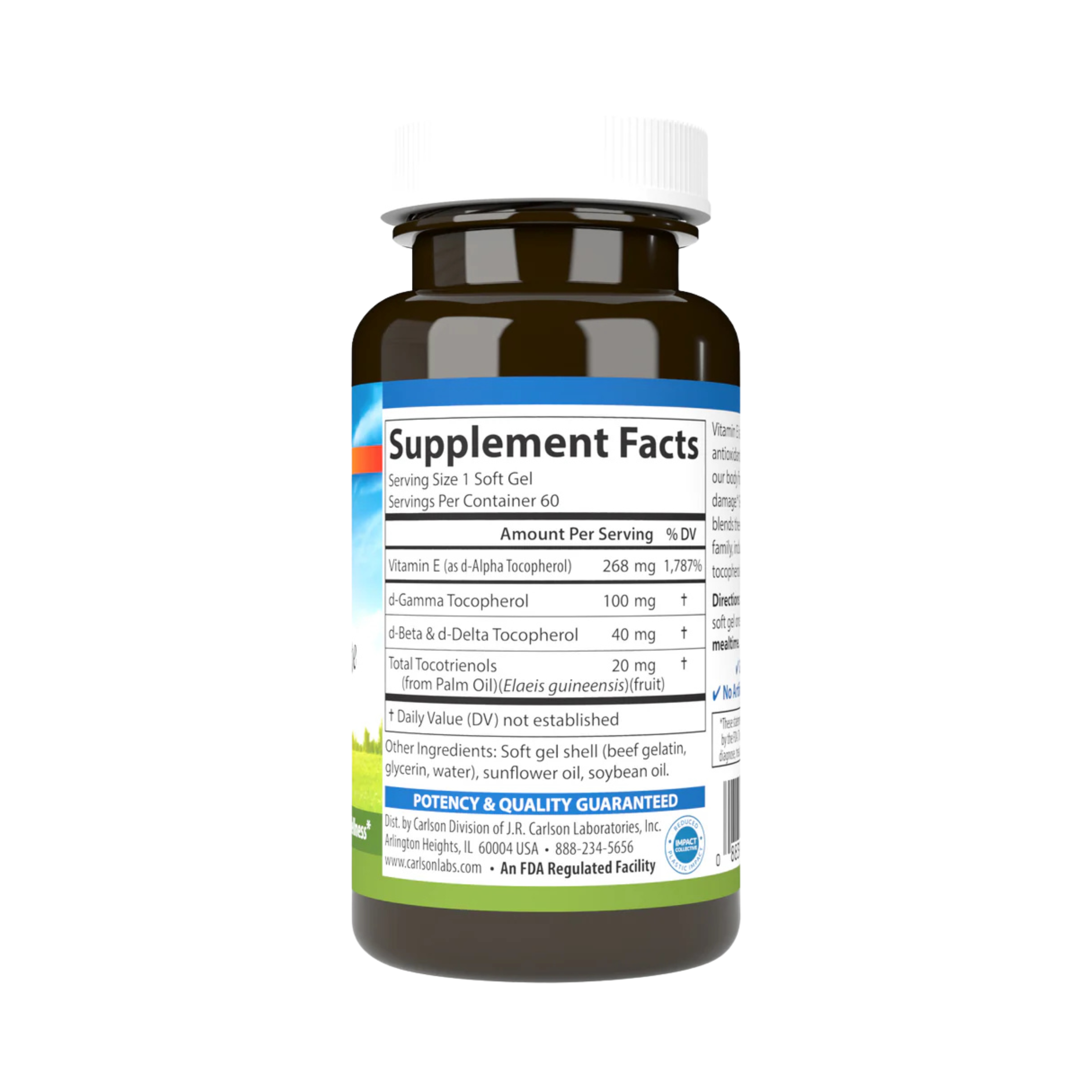 Carlson, E-Gems Elite 400 IU, 120 Softgels