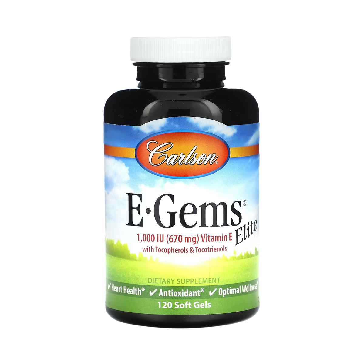 Carlson, E-Gems Elite, 1000 IU Vitamin E, 120 Softgels