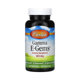 Carlson, Gamma E-Gems, 465 Mg, 60 Soft Gels