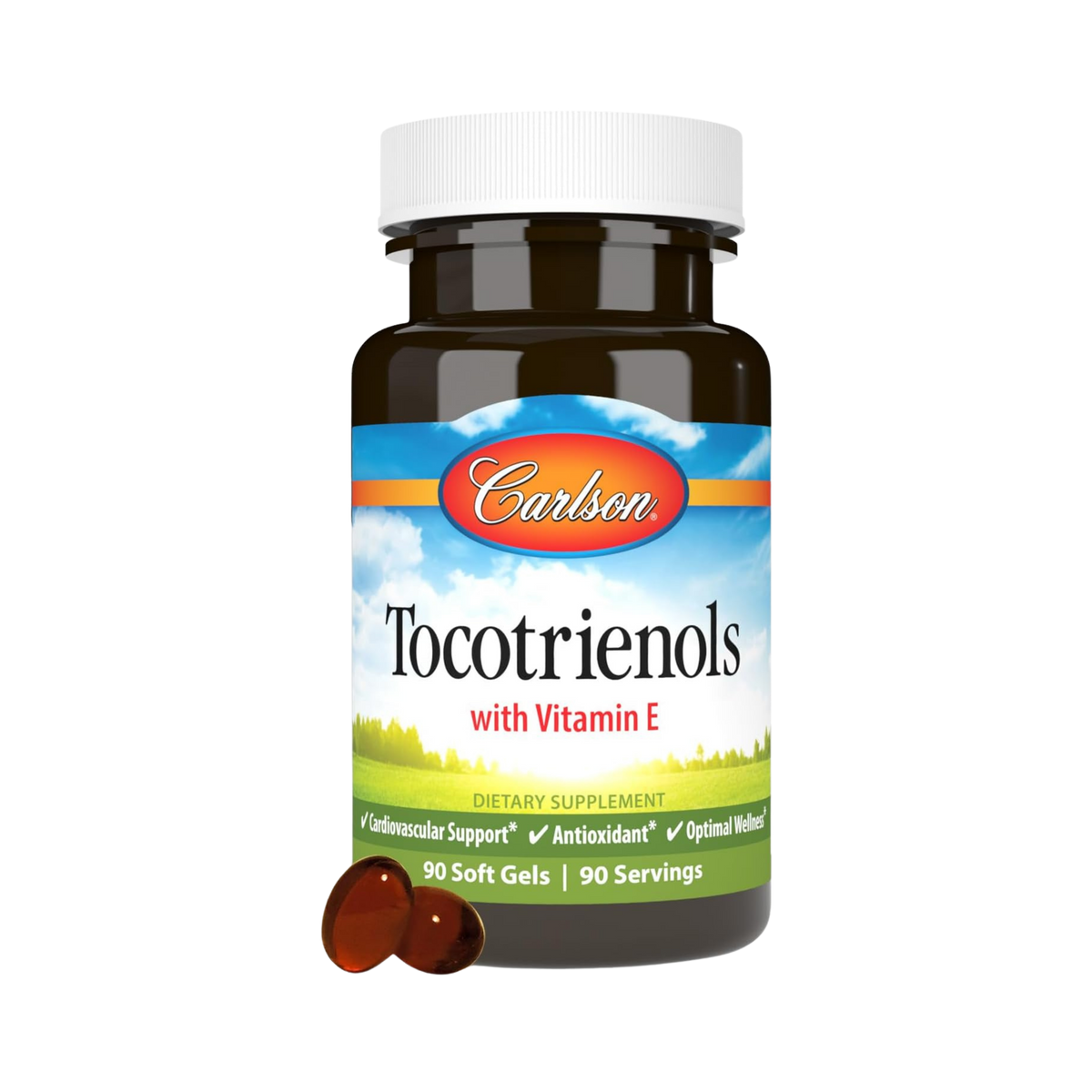 Carlson, Tocotrienols, With Vitamin E, 90 Soft Gels