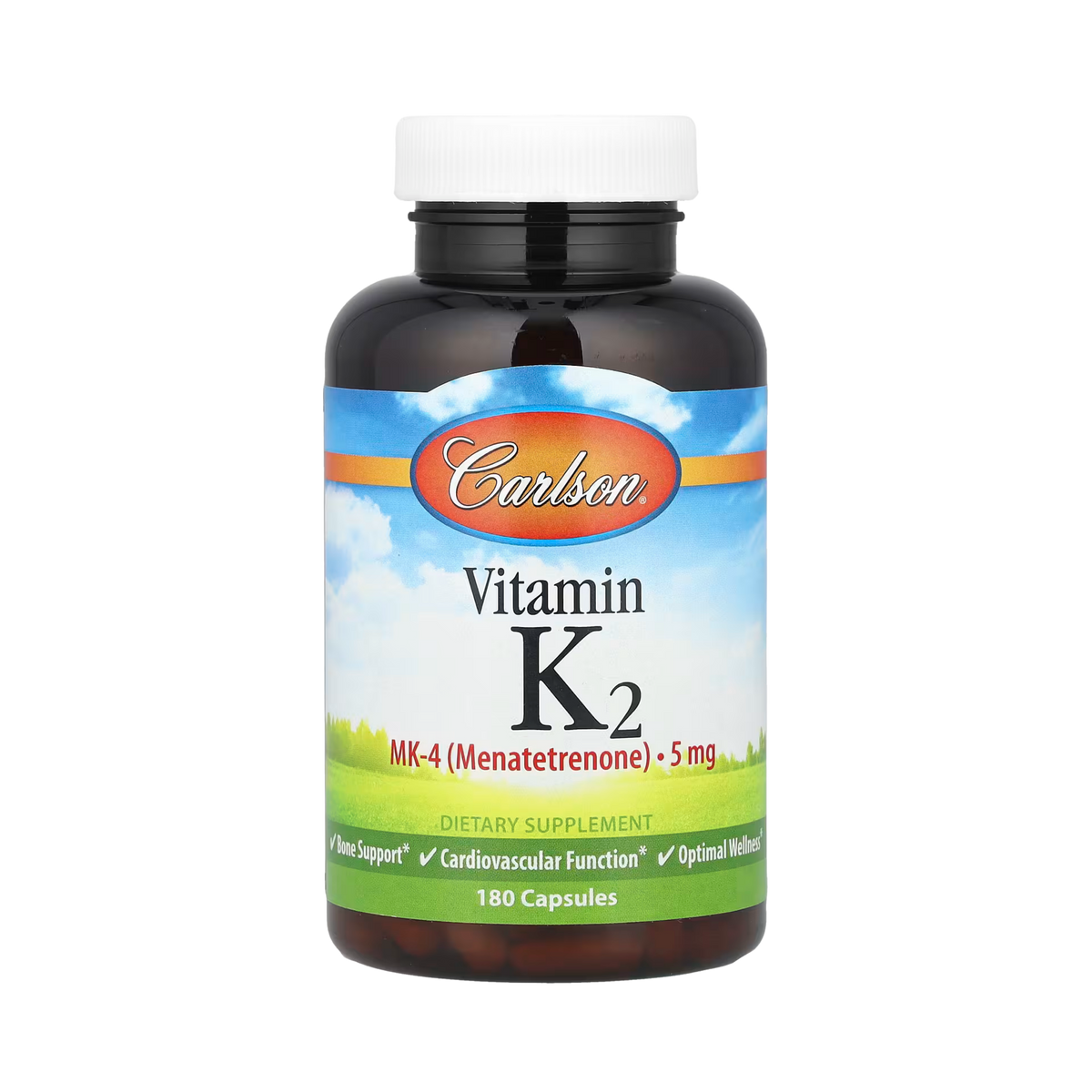 Carlson, Vitamin K2, MK-4, 5 Mg, 180 Capsules