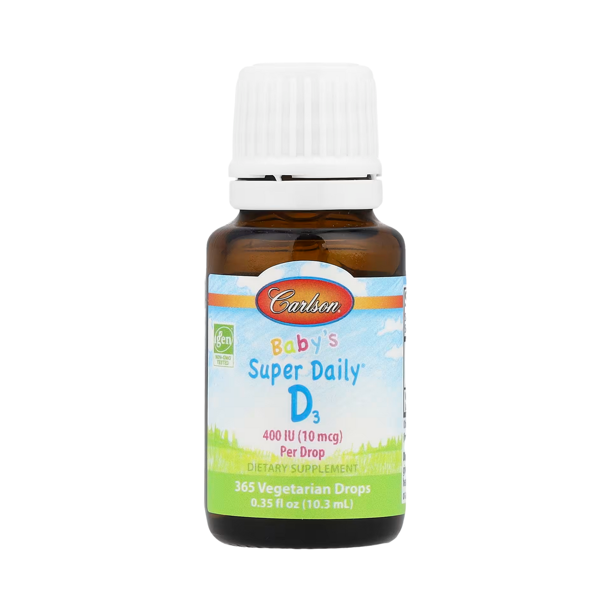 Carlson, Baby's Super Daily D3, 10 Mcg (400 IU), 0.35 Fl Oz