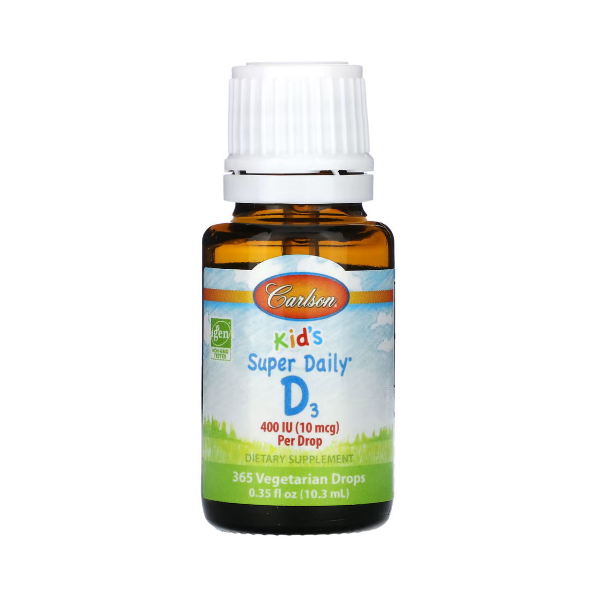 Carlson, Kids Super Daily D3, 10 Mcg (400 IU), 0.35 Fl Oz