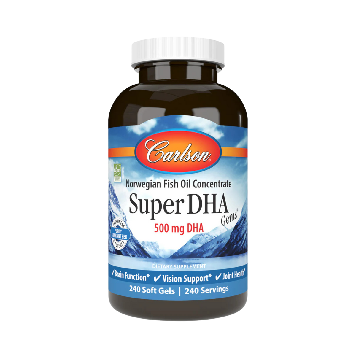 Carlson, Super DHA Gems, 240 Softgels