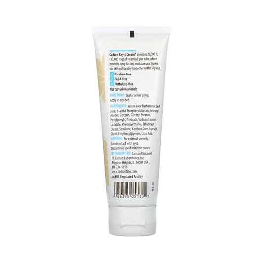 Carlson, Key-E, Hand & Body Cream, Unscented, 4 Oz