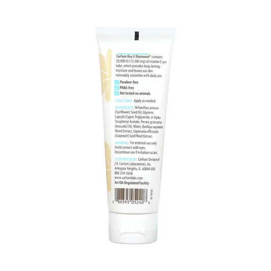 Carlson, Key- E, Hand & Body Ointment, Unscented, 4 Oz
