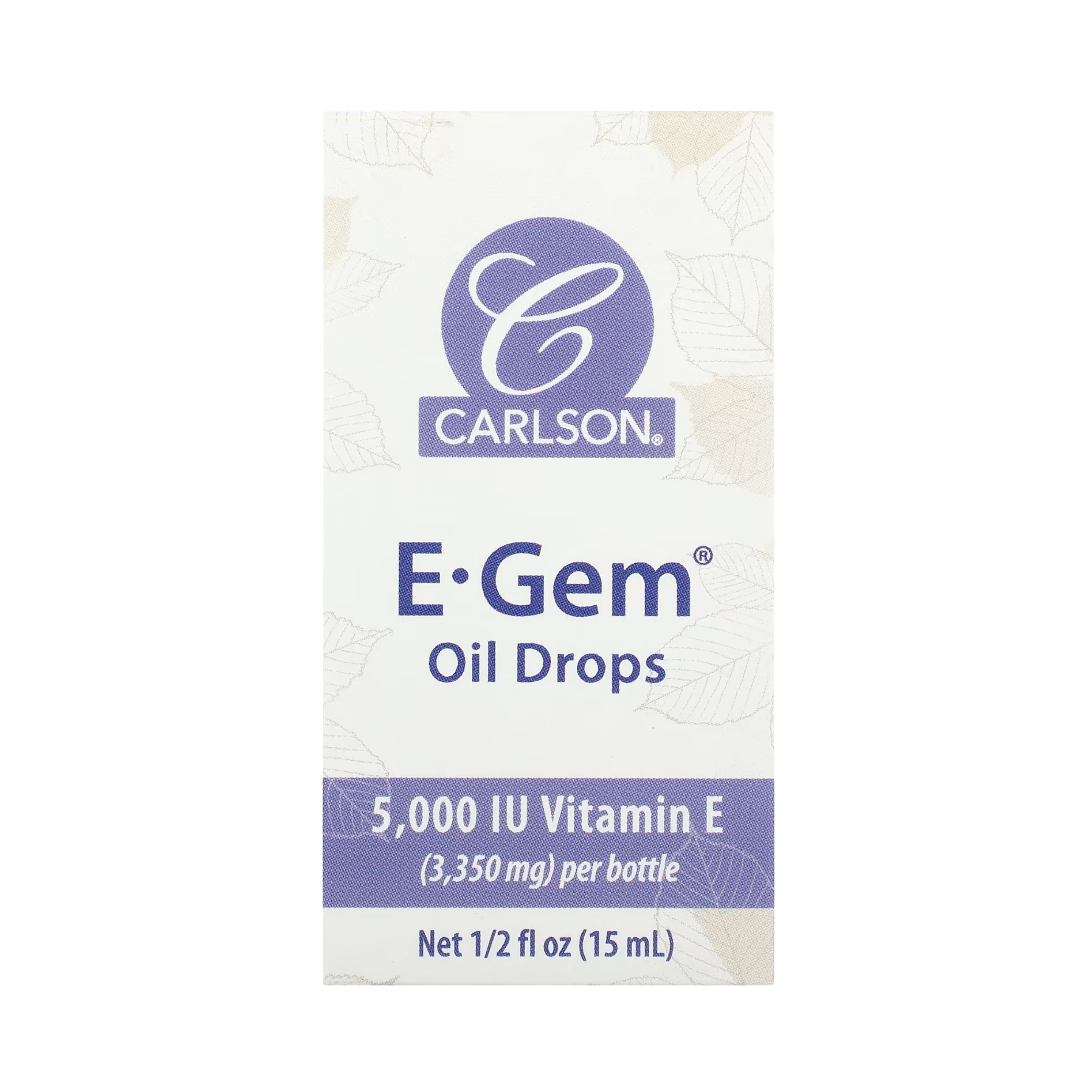 Carlson, E-Gem Oil Drops, 0.5 Fl Oz