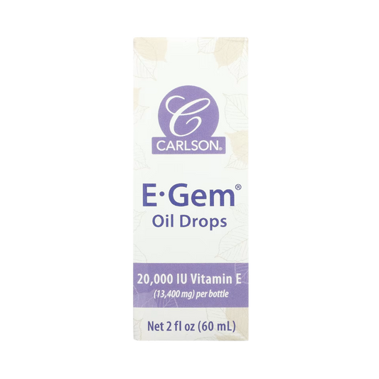 Carlson, E-Gem Oil Drops, 2 Fl Oz