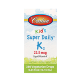 Carlson, Kid's Super Daily K2, 22.5 Mcg, 0.34 Fl Oz (10.16 ml)