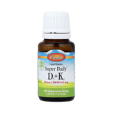 Carlson, Super Daily D3 + K2, 0.34 Fl Oz