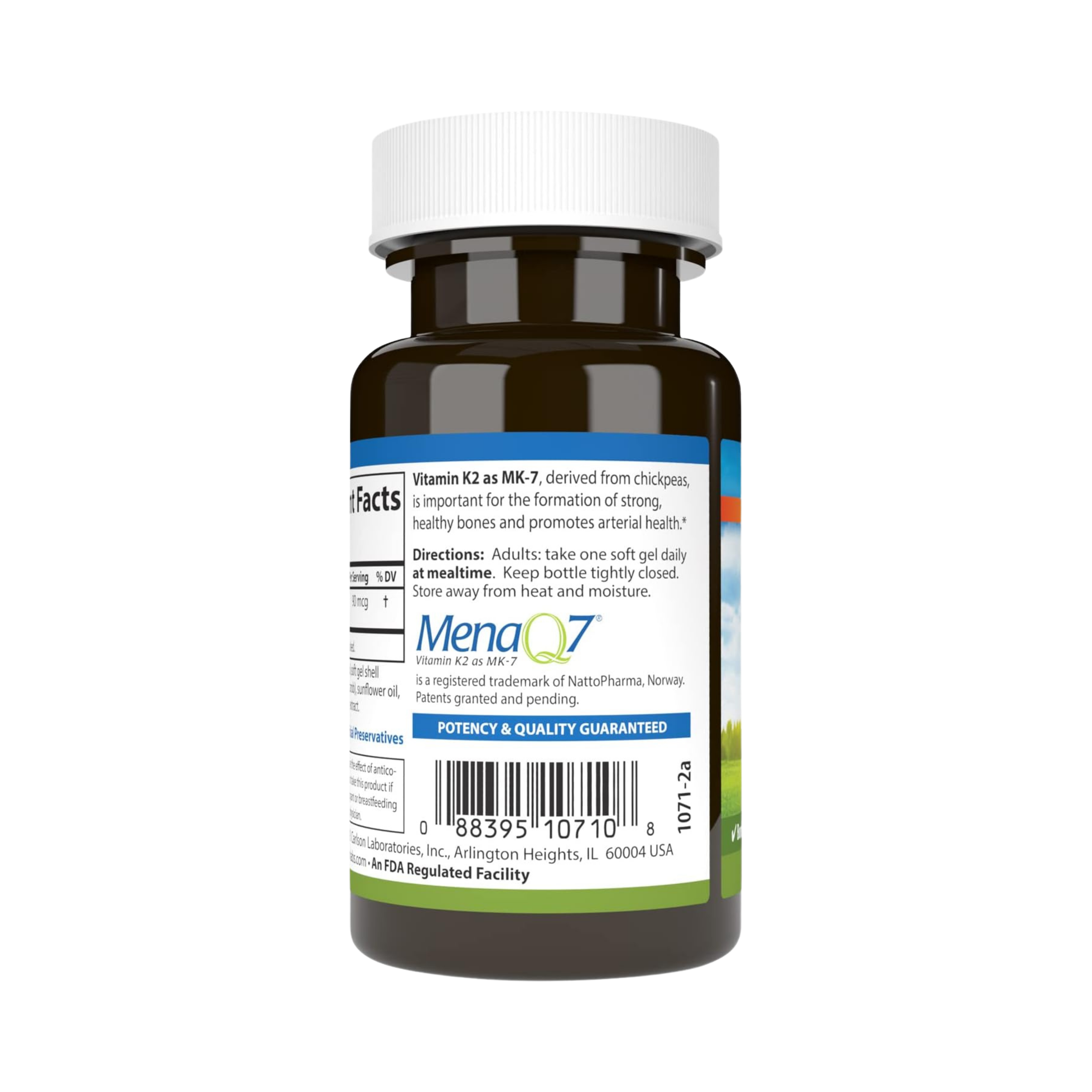 Carlson, Vitamin K2, 90 mcg, 60 Soft Gels