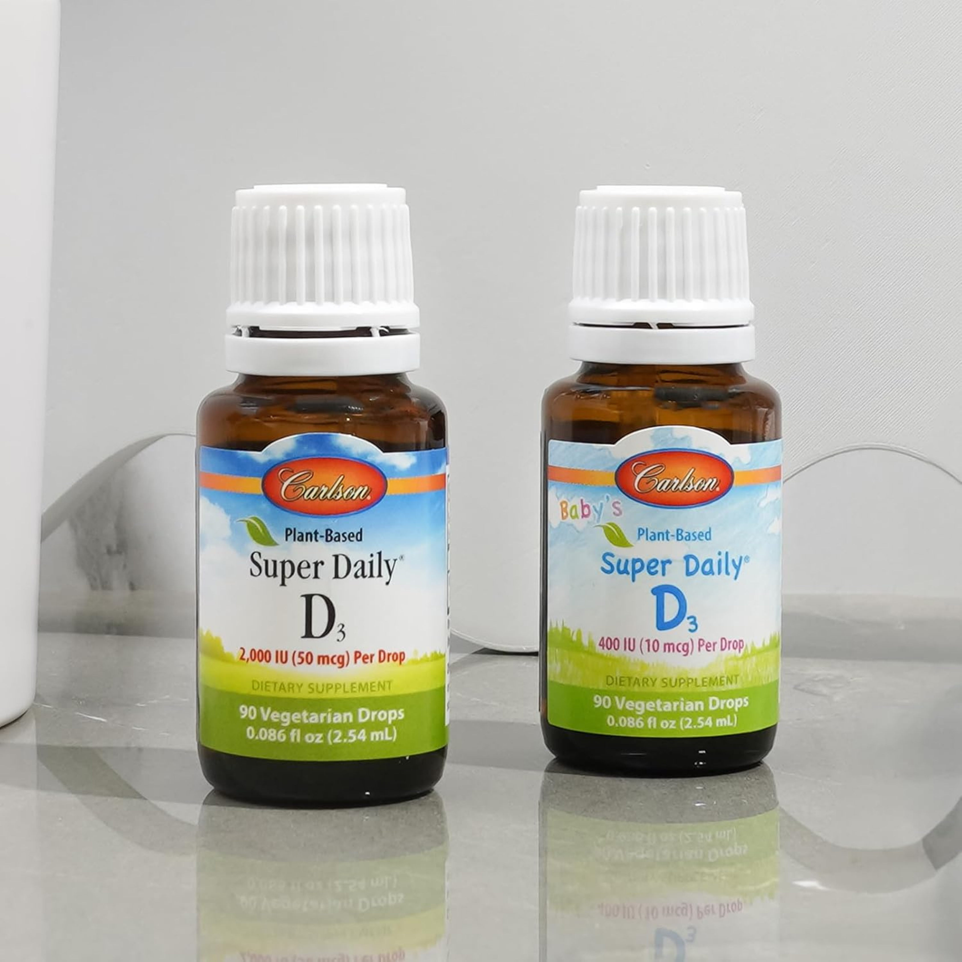 Carlson, Plant-Based Super Daily D3 2000 IU, 90 Drops