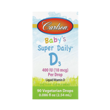 Carlson, Baby's Super Daily D3, 10 Mcg (400 IU), 0.086 Fl Oz