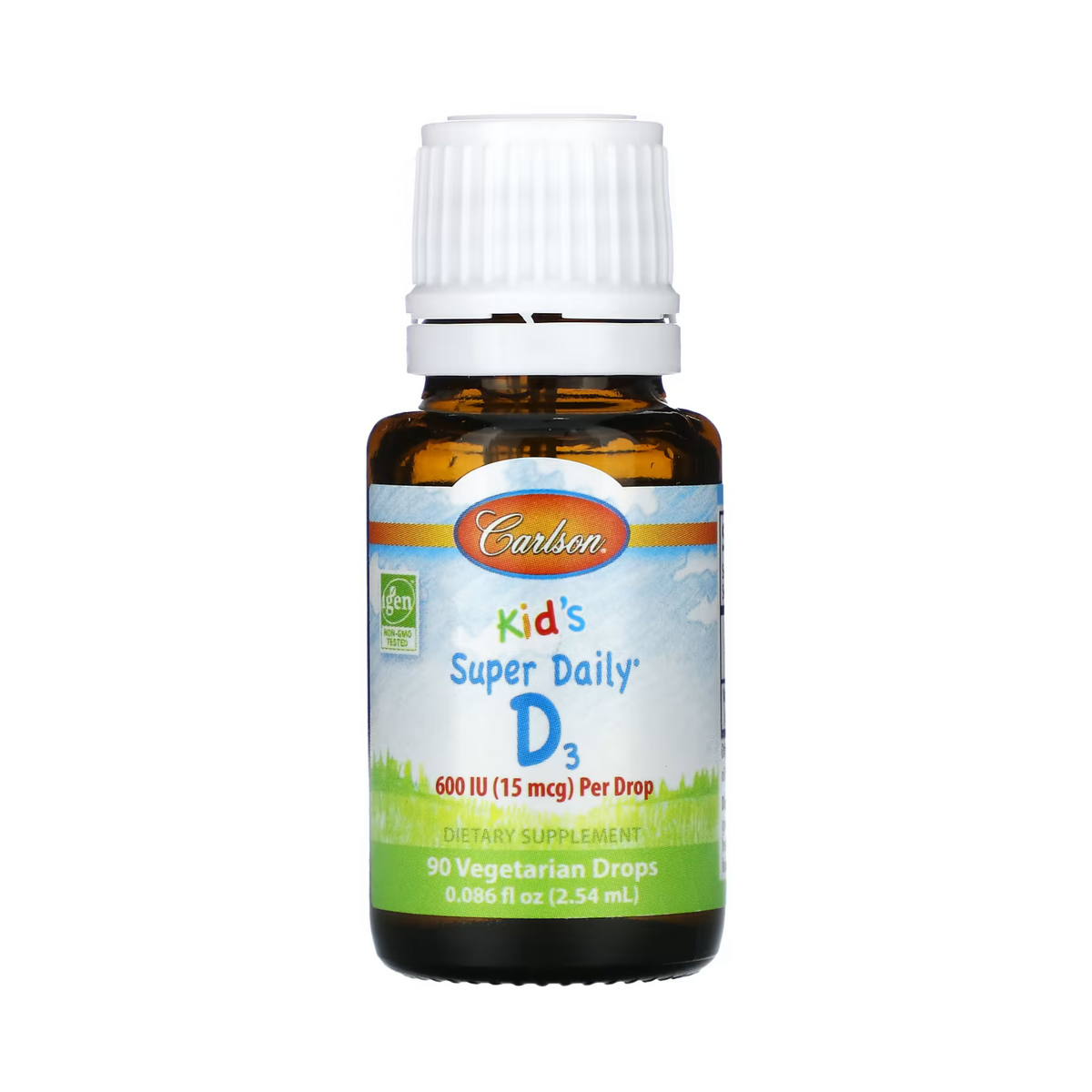 Carlson, Kid's Super Daily D3, 15 Mcg (600 IU), 0.086 Fl Oz