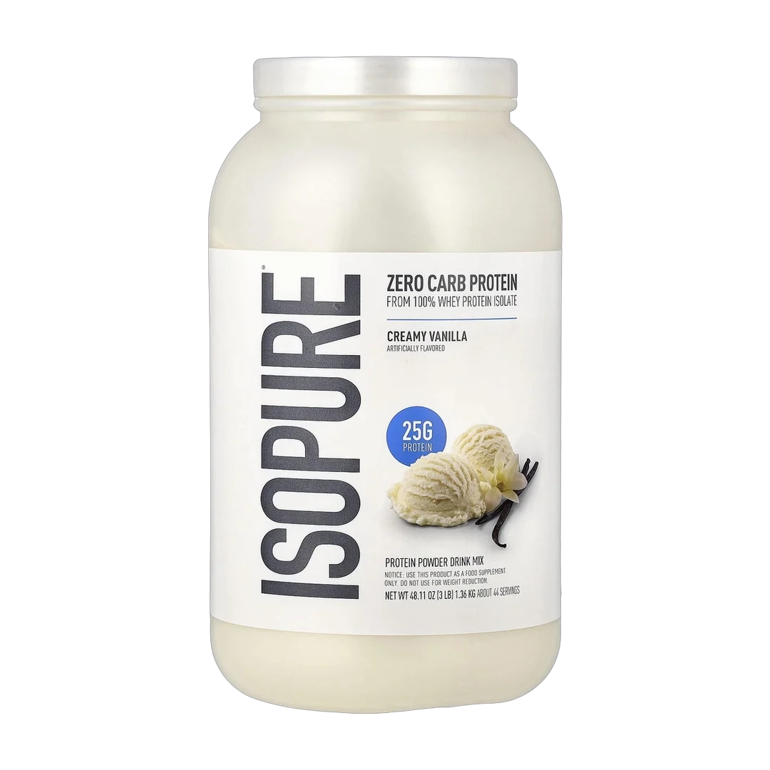 Isopure, Zero Carb Protein Powder, Creamy Vanilla, 3 lb (1.36 kg)