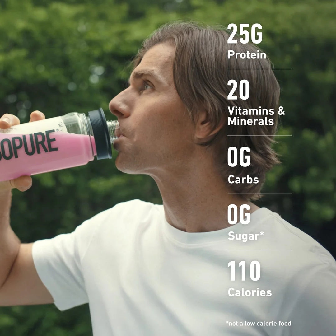 Isopure, Zero Carb Protein Powder, Strawberries & Cream, 1.06 lb (480 g)