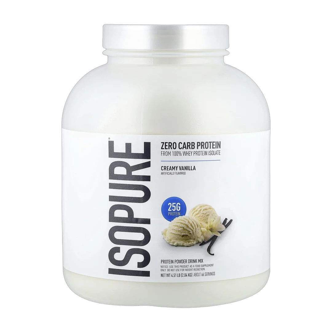 Isopure, Zero Carb Protein Powder, Creamy Vanilla, 4.5 lb (2.04 kg)